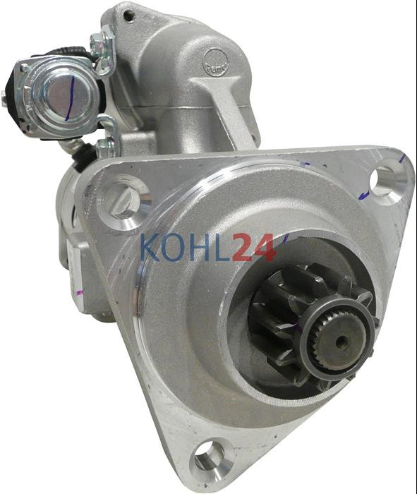 Anlasser Daewoo Doosan Motor 300516-00056 300516-00056A 300516-00056B 300516-00056C Doosan 65.26201-7073 65.26201-7073C BHKW Biogasanlage 24 Volt 6,0 KW Original Doosan