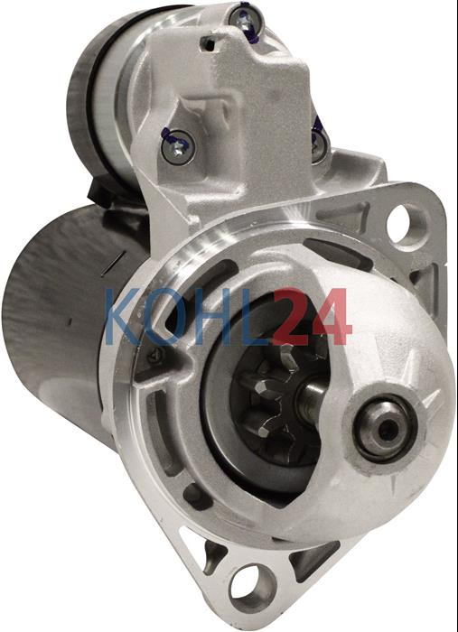 Anlasser Ahlmann Ammann Atlas Copco Bomag Dynapac Gehl Geko Hamm JCB KHD Deutz Kramer Liebherr Mecalac Schaeff Stone Terex Terexlift Volvo Wacker Neuson Weidemann Bosch 0001109369 0001223016 0001223021 0986019820 12 Volt 2,5 KW