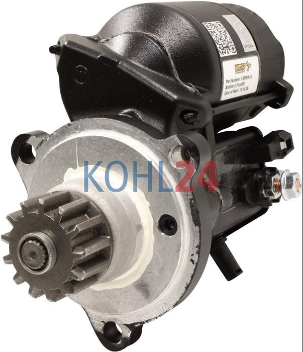 Anlasser Amilcar L M 12 Volt 1,4 KW 13 Zähne Original WOSP Getriebeausführung