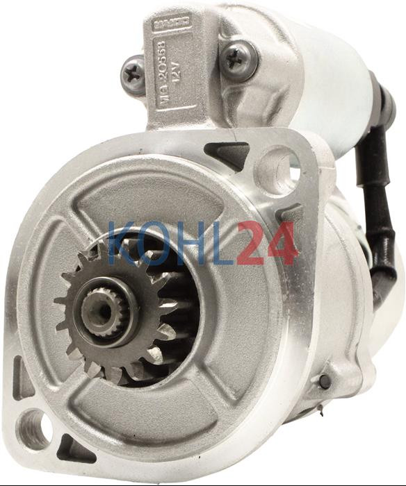 Anlasser Airman Amman Rammax Case Daewoo Doosan Fuchs Gehl Hinowa Hitachi IHI Imef Kobelco Kramer Wacker Neuson Takeuchi Hitachi Yanmar Motor 3TNV88 4TNV88 usw. Hitachi S13-41 S13-41A S13-41B S13-41C S13-41D 12 Volt 2,5 KW Original Valeo Mando