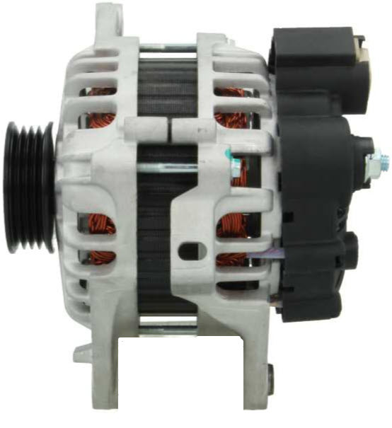 Lichtmaschine Hyundai Accent Avante Coupe Elantra Getz Matrix Sonata Trajet Tucson Verna Kia Carens Cerato Opitma Rio Sportage Bosch 0986049191 Valeo 2655023 TG9S018 14 Volt 90 Ampere