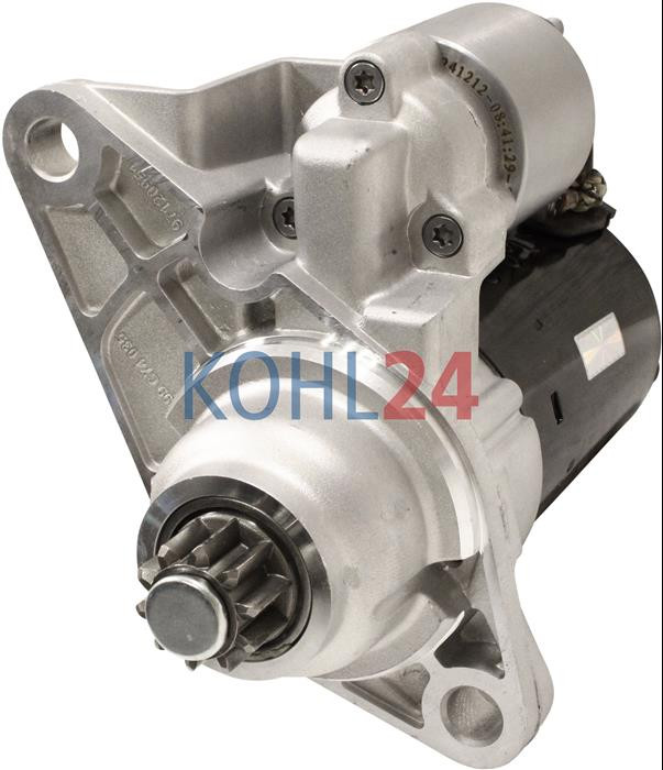 Anlasser Audi A1 A3 Seat Altea Cordoba Ibiza Leon Toledo Skoda Fabia Octavia Praktik Rapid Roomster VW Bora Golf V Jetta Lavida Polo Vento Bosch 0001120406 0001120407 0001121433 0001121434 0986020290 Valeo D6GS12 TS10E26 12 Volt 1,0 KW Original Bosch