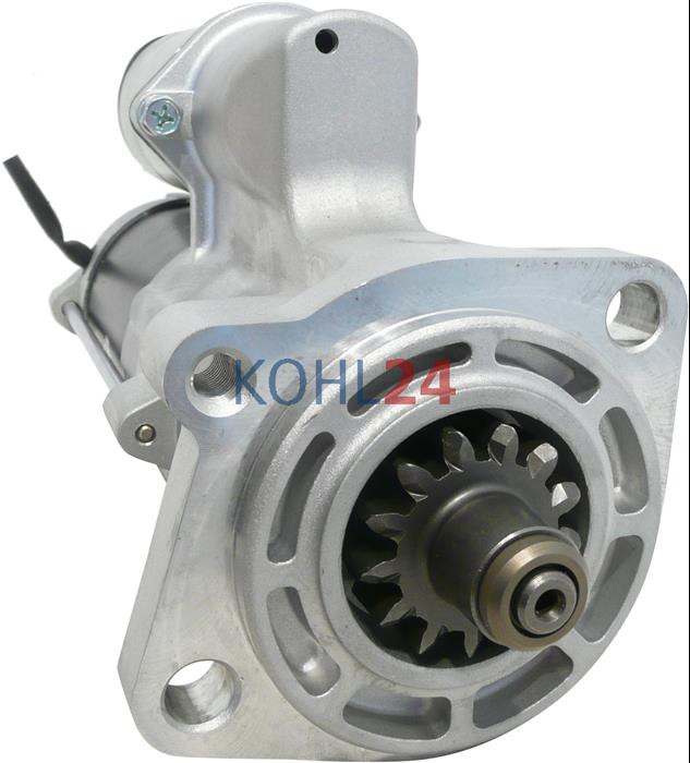 Anlasser Case Hitachi JCB Isuzu Motor 4HK1 8980540630 8980703211 Nikko 0-24000-0148 0-24000-0168 0-24000-0178 24 Volt 5,0 KW Original Nikko