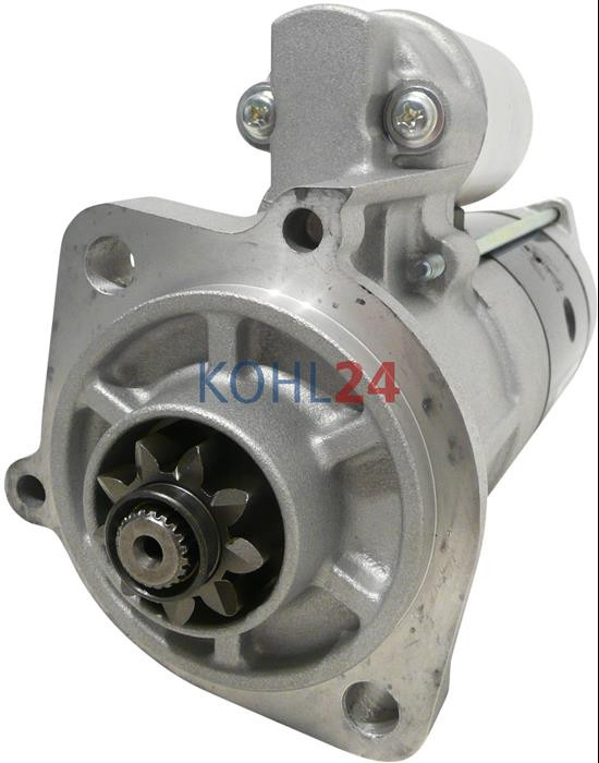 Anlasser Bomag Caterpillar Cesab Hyundai Kubota V3300 V3600 V3800 Schäffer TUG Mitsubishi M8T50471 M8T50473 M008T50471 M008T50473 12 Volt 3,6 KW Original Mitsubishi