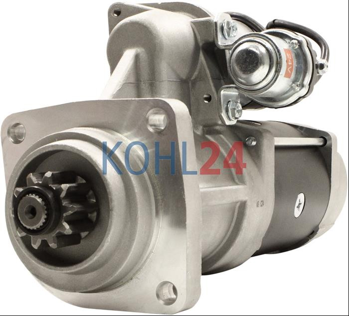 Anlasser Cummins 3908598 3965282 5363441 Delco Remy 8200024 8200078 8200236 8201133 8300023 24 Volt 7,5 KW Made in Germany