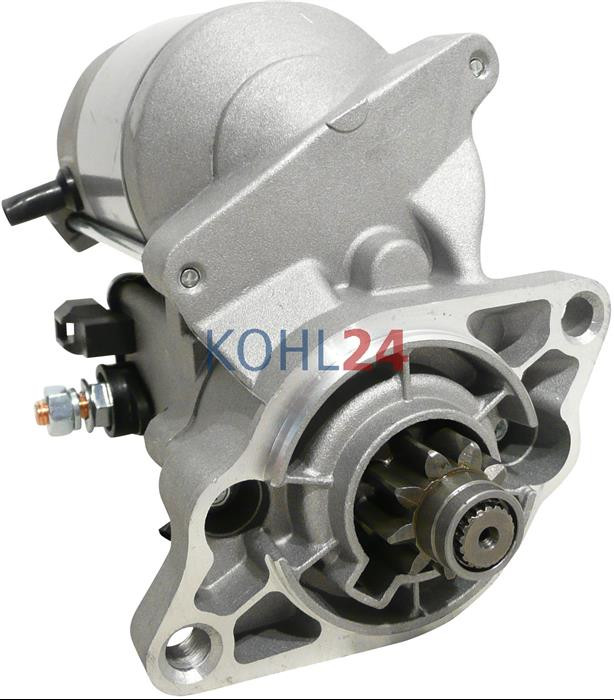 Anlasser Teupen Kubota Motor D722 V800 V1200 Omme Denso 128000-5410 128000-5411 228000-4780 228000-4781 9712809-541 24 Volt 1,4 KW