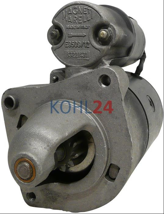 Anlasser Fiat Ritmo 75 X 1/9 1500 Lancia Delta Prisma 1.5 Bosch 0001211242 0986010440 0986010441 Magneti Marelli 63221300 63221330 12 Volt 0,8 KW Made in Germany