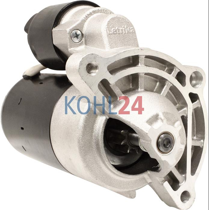 Anlasser Citroen AX Aircross BX Berlingo C2 C3 C4 C5 Elysee Saxo Xsara ZX Fiat Fiorino Qubo Peugeot 106 205 206 207 208 301 306 307 308 309 405 408 Partner Bosch 0986013850 Valeo D6RA5 D6RA37 TS8E2 12 Volt 0,9 KW Original Mahle