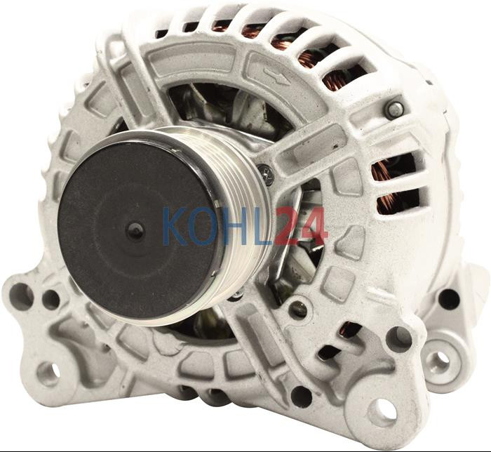 Lichtmaschine Chrysler Sebring Dodge Avenger Caliber Journey Stratus Jeep Compass Patriot Seat Alhambra VW California Caravelle Multivan Transporter T4 T5 Bosch 0124525098 0124525128 0124615006 0124615017 0124615040 0124615071 14 Volt 150 Ampere