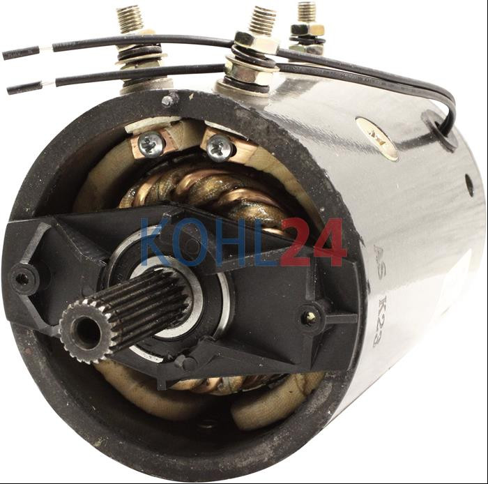 DC-Motor Superwinch 7536 7682 Wapsa 9130450047 Western Motors Bosch 0130450047 Iskra Letrika 11.212.449 11.216.273 AMJ4635 AMJ4761  IM0146 Mahle MM293 Prestolite MRVB4 MRVB5 12 Volt 1,6 KW