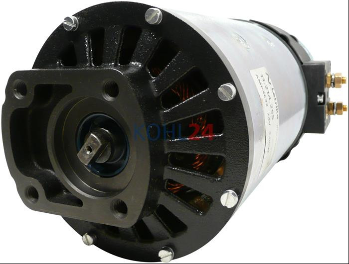 DC-Motor Bucher EMS Fluitronics HCT Hidroirma Lux Parker Hannifin Pimespo Iveco Samag Bosch 0136501010 0136501032 0136501055 0136501255 0541500058 1517220541 Iskra Letrika 11.212.301 11.214.255 11.214.434 11.218.090 IM0077 Mahle MM116 24 Volt 3,0 KW
