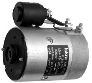 DC-Motor Bucher Hydraulics (Hidroirma) Iskra Letrika 11.216.575 11.216.681 AMJ5790 AMJ5819 IM0261 Mahle MM216 12 Volt 1.6 kW Original Iskra Letrika (Mahle)