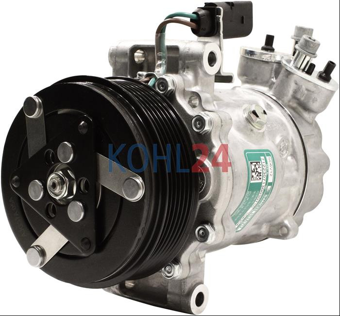 Klimakompressor VW 6R0820803A 6R0820803B 6RD820803 6RF820803 6RF820803A 6RF820803C 6RF820803E Sanden SD6V12-1917 SD6V12-1948 12 Volt Original Sanden