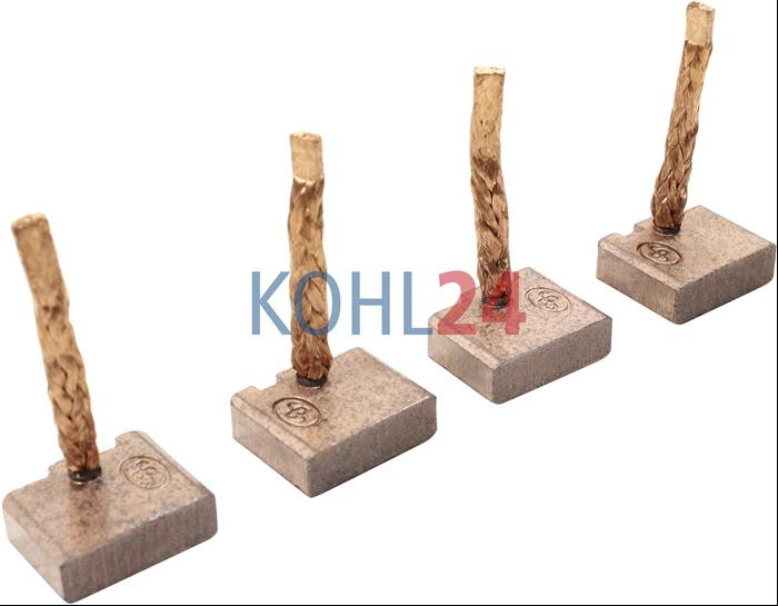 Kohlensatz für Anlasser der 0001109...-Serie 0001110...-Serie 0001124...-Serie 0001125...-Serie Bosch 1004320110 1004320111 1004320143 1004320149 1004320166 1004320219 12 Volt Original Monark (GEBE)