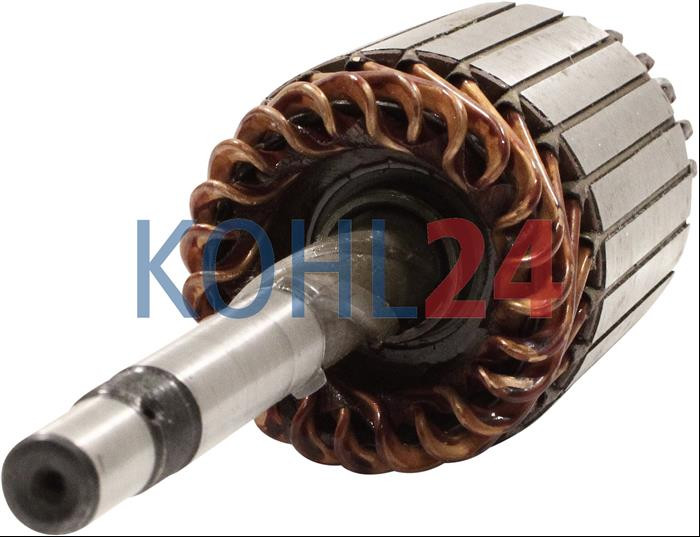 Anker für Anlasser der EGC0,6/6R...-Serie EGC0.6/6R2 EGC0.6/6R10 EGC0.6/6R11 EGC0.6/6R12 EGC0.6/6R13 Bosch DAN125/4Z 6 Volt Reparatur Made in Germany