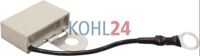 Entstörkondensator für Lichtmaschine MG71 MG88 MG147 MG174 MG273 MG336 MG465 MG489 Iskra Letrika 16.907.050 MGX381 Original Iskra Letrika (Mahle)