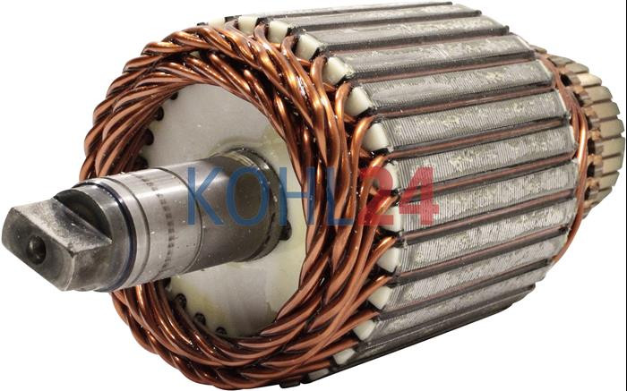 Anker für DC-Motor MM232 Iskra Letrika 16.908.140 Mahle MMX635 24 Volt Original Iskra Letrika (Mahle)