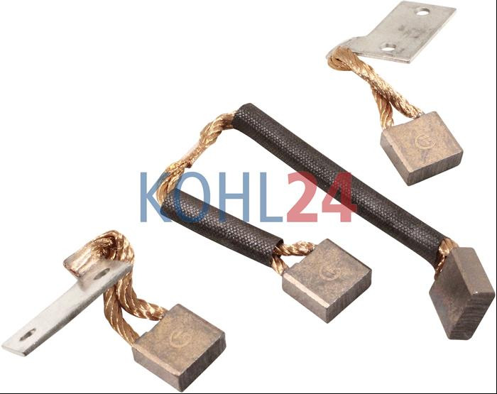 Kohlensatz für Anlasser der M35G Serie Lucas 251108 TAB128 12 Volt