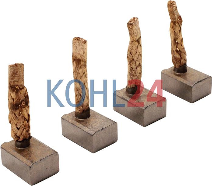 Kohlensatz für Anlasser der 0001501...-Serie BPD6/24...-Serie Bosch 1007014048 1007014105 1007014139 1007014141 1004014145 12 Volt / 24 Volt