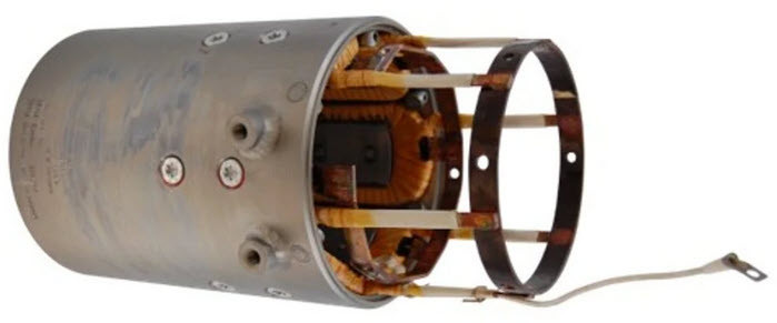 Polgehäuse mit Erregerwicklung für Anlasser der 0001613...-Serie 0001613001 0001613002 0001613030 Bosch 1005007410 24 Volt 18,0 KW Reparatur Made in Germany