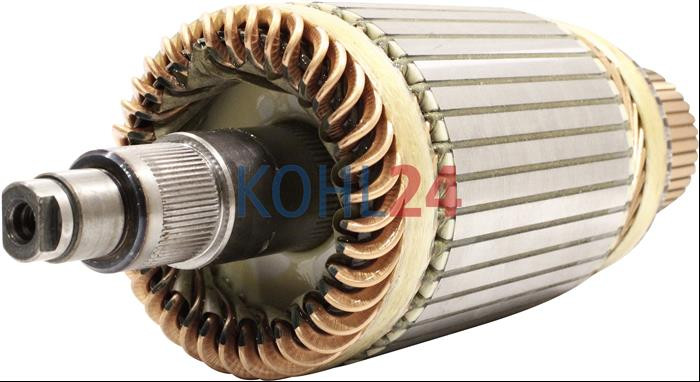 Anker für DC-Motor MM29 MM288 MM329 Iskra Letrika 16.361.547 Mahle MMX666 24 Volt 3,0 KW Original Iskra Letrika (Mahle)