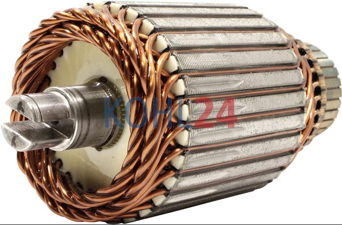 Anker für DC-Motor MM191 Iskra Letrika 16.908.154 Mahle MMX669 24 Volt 2,2 KW Original Iskra Letrika (Mahle)