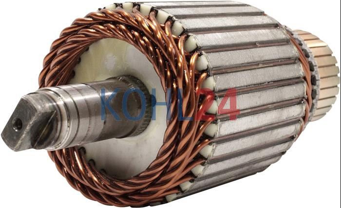 Anker für DC-Motor MM262 Iskra Letrika 16.906.138 Mahle MMX896 12 Volt 2,1 KW Original Iskra Letrika (Mahle)