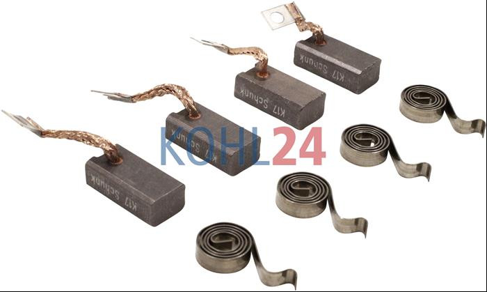 Kohlebürstensatz für DC-Motor MM386OF Iskra Letrika 16.908.784 Mahle MMX904KIT 24 Volt Orginal Iskra Letrika (Mahle)