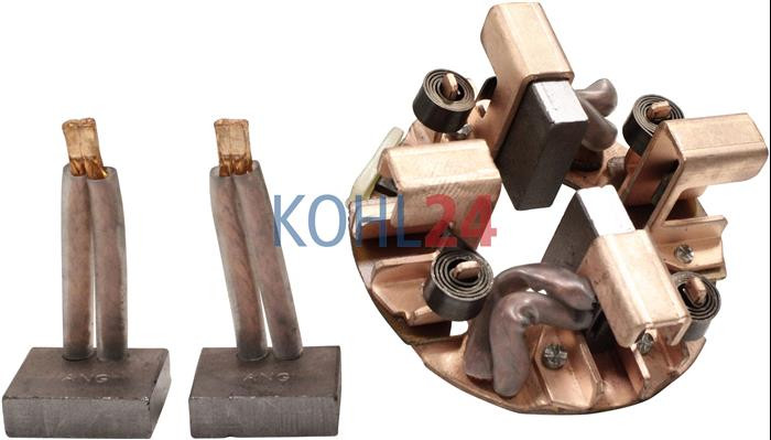 Kohlebürstenhalter für Anlasser MS73 MS452 Iskra Letrika 16.915.262 Mahle MSX1048KIT 24 Volt Orginal Iskra Letrika (Mahle)