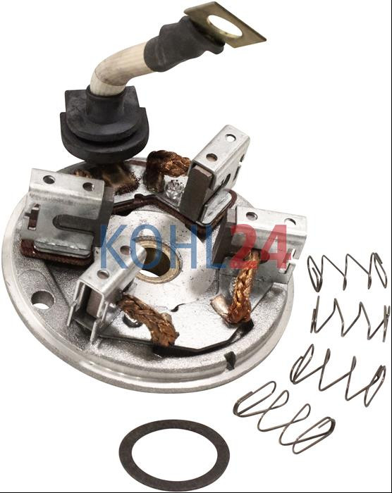 Enddeckel mit Kohlenhalter für Anlasser MS227 MS260 Iskra Letrika 16.908.167 Mahle MSX1237 Original Iskra Letrika (Mahle)