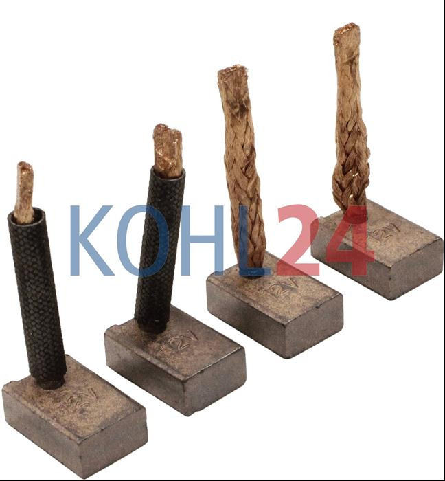 Kohlensatz für Anlasser der M2T.....-Serie Mitsubishi M648X28771 M648X30971 12 Volt