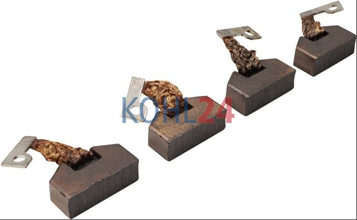 Kohlebürstensatz für Anlasser MS756 MS780 Iskra Letrika 16.909.304 Mahle MSX1808KIT Original Iskra Letrika (Mahle)