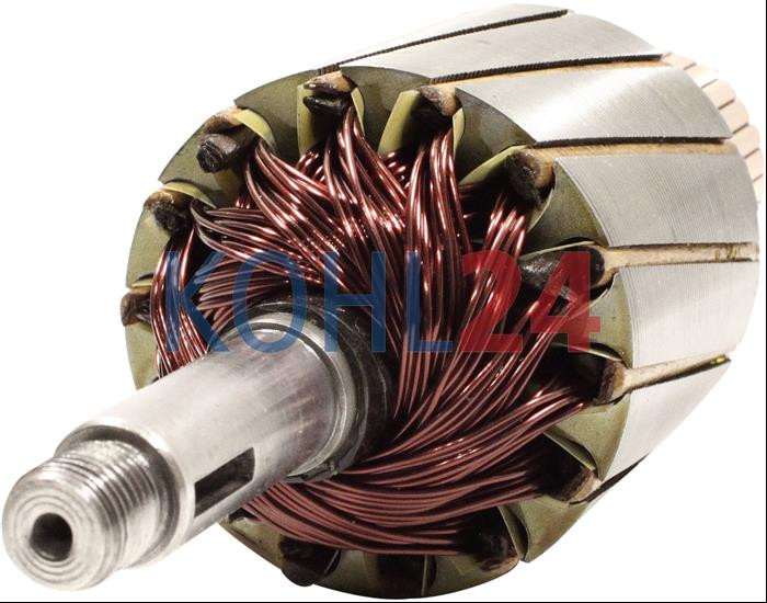 Gleichstromanker für Lichtmaschinen der 0101353...-Serie LJ/GJM160/12/1600R1 LJ/GJM160/12/1600R2 LJ/GJM160/12/1600R3 LJ/GJM160/12/1600R9 LJ/GJM160/12/1600R17 LJ/GJM160/12/1600R19 Bosch 2104014930 LJAN6L1Z 12 Volt Original Bosch