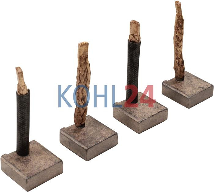 Kohlensatz für Anlasser der M2T.....-Serie Mitsubishi M648C15372 M648C15472 M648C26370 M648C28271 M648C28671 M648X28271 M648X28671 M648X40671 M649T15372 MD618460 ME700127 ME701188 12 Volt