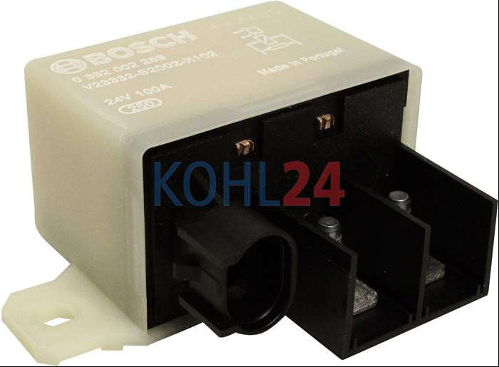 Relais 24 Volt 100 Ampere Bosch 0332002259 Original Bosch