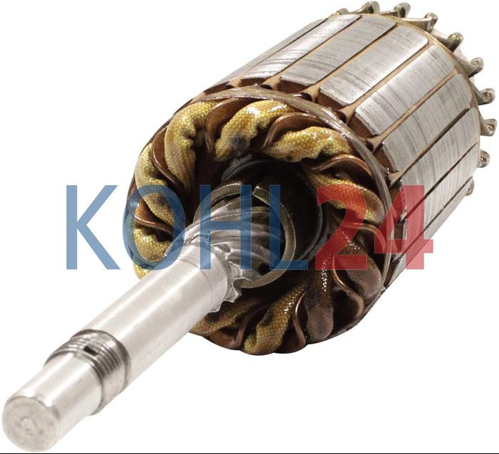 Anker für Anlasser Renault 4CV Dauphine Ducellier 6010A 6010B 6010D 6 Volt Reparatur Made in Germany