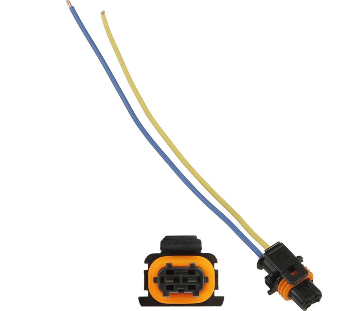 Steckersatz für Lichtmaschinen - blau - gelb