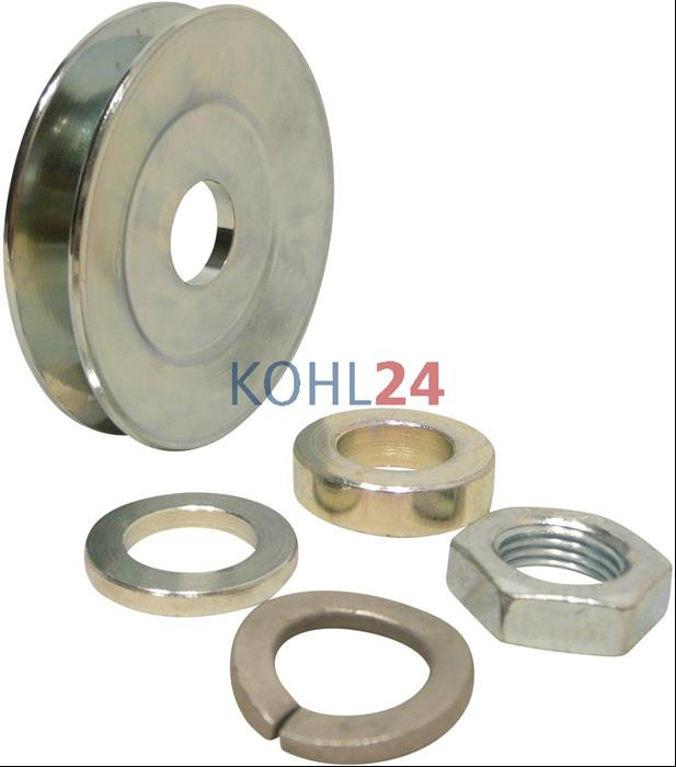 Riemenscheibe 9,5 = 17 x 70,40 x 12,80 Iskra Letrika 16.906.351 Mahle MGX187 Original Iskra Letrika (Mahle)