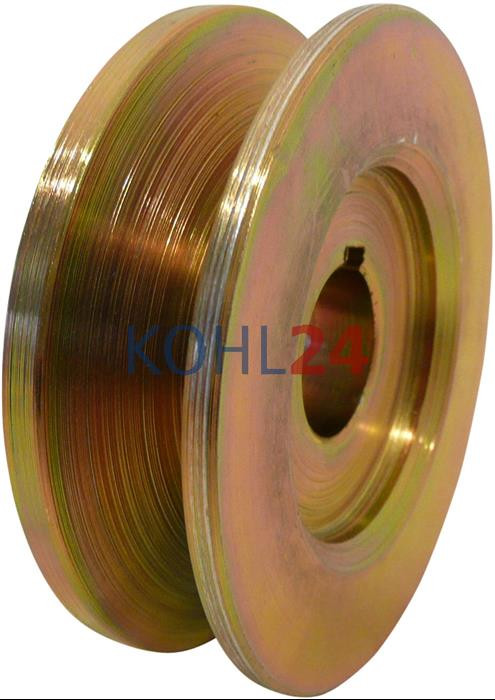 Riemenscheibe 12,5 = 17 x 66,10 x 23,50 Riemenscheibe 12,5 = 17 x 66,10 x 23,50