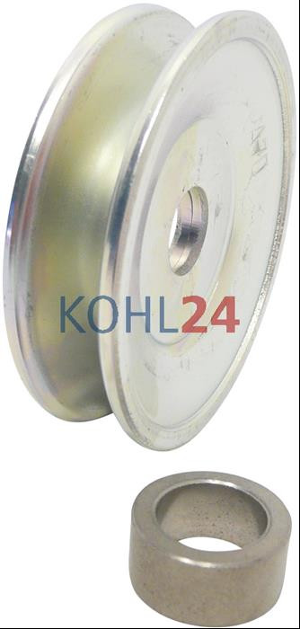 Riemenscheibe 12,5 = 15 x 73,80 x 19,20 zweiteilig Riemenscheibe 12,5 = 15 x 73,80 x 19,20 zweiteilig