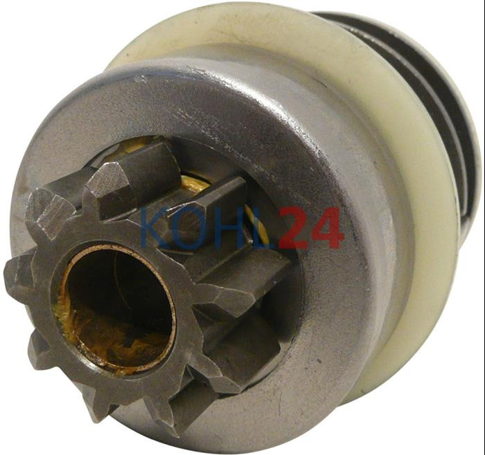 Ritzel für Anlasser der 0001207...-Serie 0001208...-Serie Bosch 1006209059 1006209060 1006209117 1006209119 1006209320 1006209321 1006209322 1006209323 1006209324 1006209325 1006209329 9 Zähne 10 Splines linksdrehend