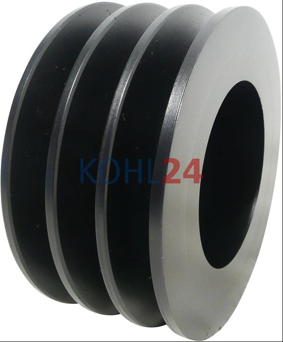 Riemenscheibe 12,5 = 17 x 108,00 x 52,00 | 3 Spuren