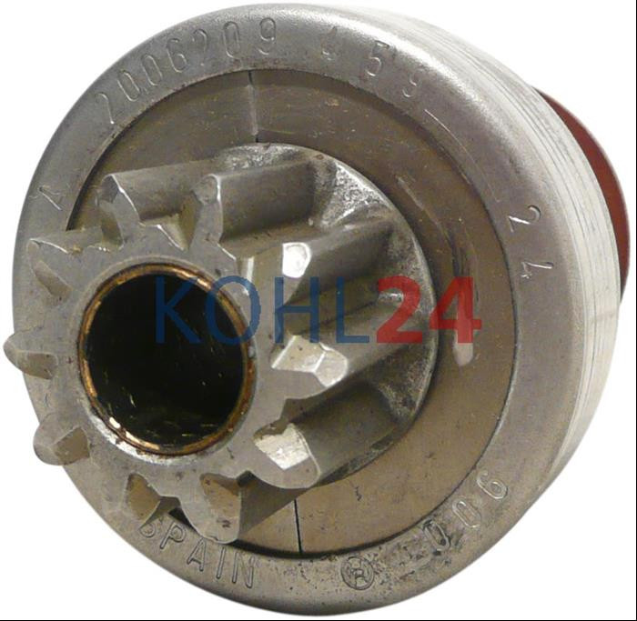 Ritzel für Anlasser der 0001362...-Serie 0001367...-Serie 0001369...-Serie Bosch 2006209427 2006209457 2006209459 2006209931 10 Zähne 10 Splines rechts Original Bosch