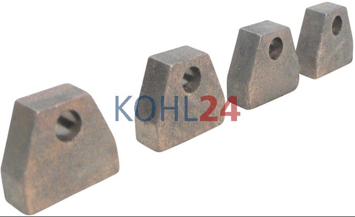 Satz = 4 Stück | Kohlensatz Delco Remy 1857960 1906945 1906966 811553 D752 D757 6 Volt 16,00 x 19,00 x 6,50 mm