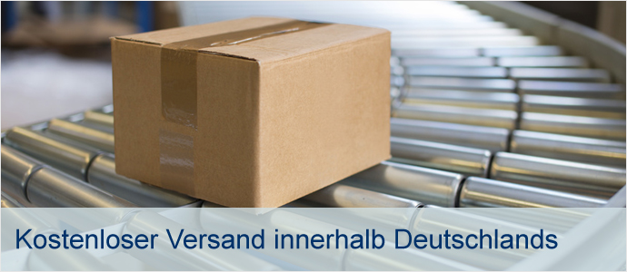 Kostenloser Versand innerhalb Deutschlands