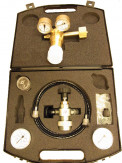 Stickstoffbefüllungsset mit W24.32 x 1/14" Flaschenadapter mit Regler