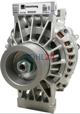 Lichtmaschine Mercedes-Benz Actros Antos Arocs Setra Delco Remy 8600512 8600578 8600620 8600621 8600690 8600764 28 Volt 100 Ampere Original Delco Remy
