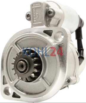 Anlasser Airman Amman Rammax Case Daewoo Doosan Fuchs Gehl Hinowa Hitachi IHI Imef Kobelco Kramer Wacker Neuson Takeuchi Hitachi Yanmar Motor 3TNV88 4TNV88 usw. Hitachi S13-41 S13-41A S13-41B S13-41C S13-41D 12 Volt 2,5 KW Original Valeo Mando