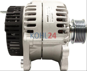 Lichtmaschine John Deere 4045 5030 6068 RE522401 Iskra Letrika 11.203.278 11.203.421 AAK5532 AAK5576 IA1166 Mahle MG542 28 Volt 50 Ampere Original Iskra Letrika (Mahle)