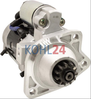 Anlasser Bobcat Doosan 300516-00067 300516-00067A 300516-00122 Valeo 1206853 S0001206853 S000V206853 12 Volt 2,7 KW